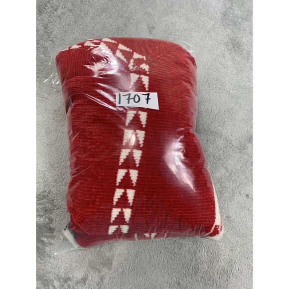 White Stag Ladies Medium Red Classic Ugly Christmas Sweater W Geometric Patterns - Picture 10 of 10